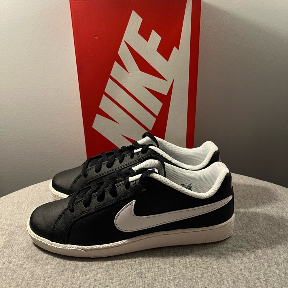 Nike Court Royale Black White Sneaker Men’s Shoe Size 10 749747-010​ - Picture 4 of 11